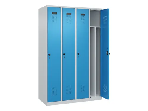 locker voor scheiding van kleding,HxBxD 1850x1200x500mm,4vak