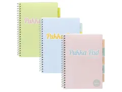 #Projectboek Pukka Pad Pastel A4 lijn krimp a 3 st. assorti