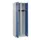 locker voor scheiding van kleding,HxBxD 1850x600x500mm,2vak