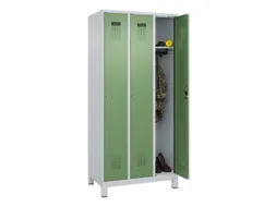 locker,HxBxD 1950x900x500mm,3vak,vak B 300mm,cil.-slot,voeten