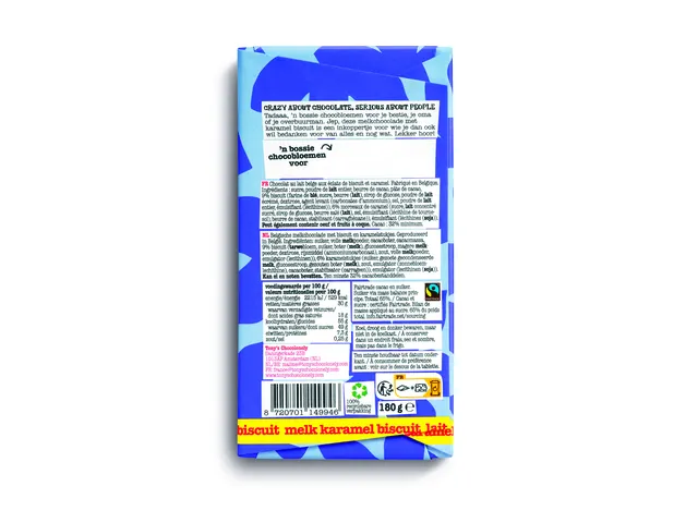 Chocolade Tony's Chocolonely "Je wordt bedankt" Melk karamel biscuit