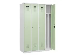 locker voor scheiding van kleding,HxBxD 1850x1200x500mm,4vak