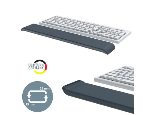 Polssteun Leitz Ergo verstelbaar grijs