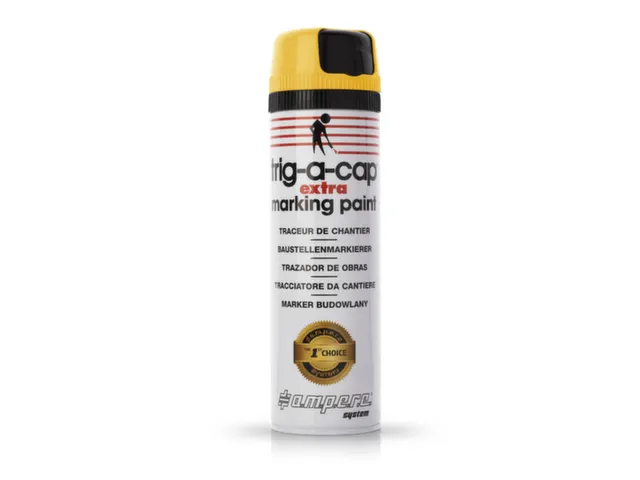 Markeerspray Voor Bouwplaatsen Geel 500Ml