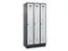 locker voor scheiding van kleding,HxBxD 1950x900x500mm,3vak