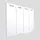 Whiteboard Rocada Skinagile 100x150cm wit gelakt