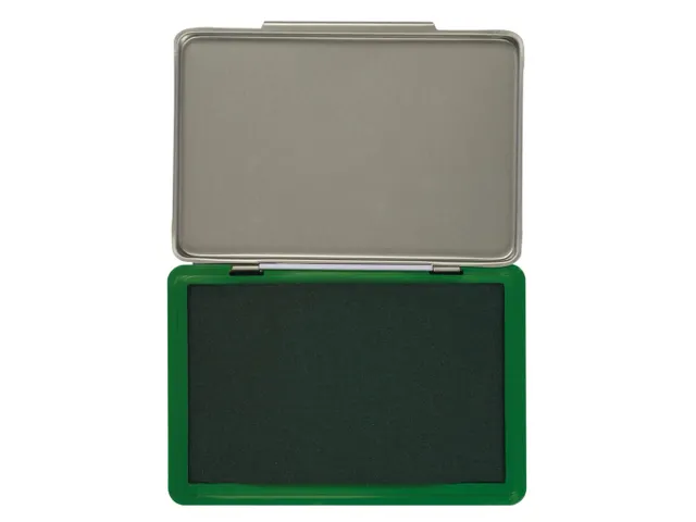 Stempelkussen 90x55mm Groen