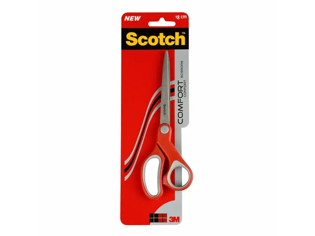 Ciseaux Scotch Confort 20cm rouge blister