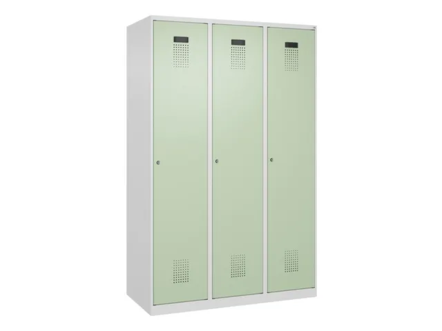 locker voor scheiding van kleding,HxBxD 1850x1200x500mm,3vak