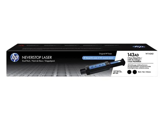 W1143AD HP 143AD Neverstop toner (2 stuks)