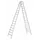 veiligheidsladder,beide zijden,2x16treden m. R13-laag,balk L 4,51m