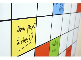 Whiteboard Rocada Skinplanner 75x115cm wit gelakt - 8