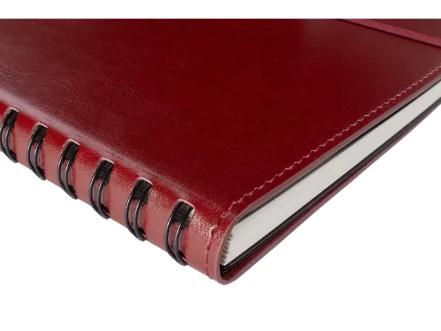 Notitieboek Multo Hannibal A5 roomwit papier 55 vel 120 grams bordeaux