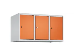 opzetkast,v. locker,3vak.,vak B 300mm,HxBxD 500x900x500mm,vleugeldeur