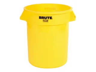 universele container,75l,HxØ 580x495mm,romp PE geel - 1
