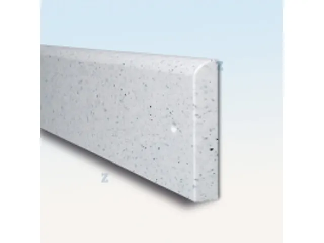 muurbescherming,v. binnen,HxLxD 150x2060x10mm,PE,wit,vastschroefbaar