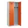 locker voor scheiding van kleding,HxBxD 1850x800x500mm,2vak