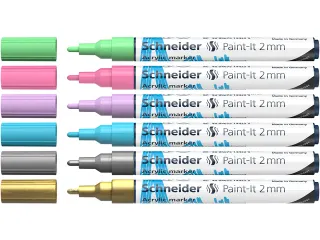 Acrylmarker Schneider Paint-It 310 2mm etui 6st. - 3
