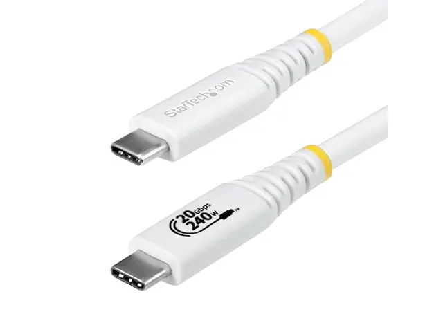 2 Meter USB4 Kabel USB-IF Certified USB-C Wit