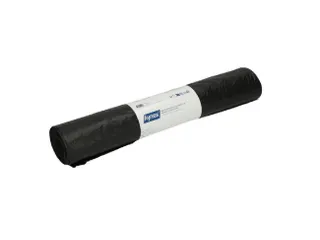 Afvalzak Hynex 60x80cm HDPE recycled T25 60L zwart rol à 25 stuks - 2