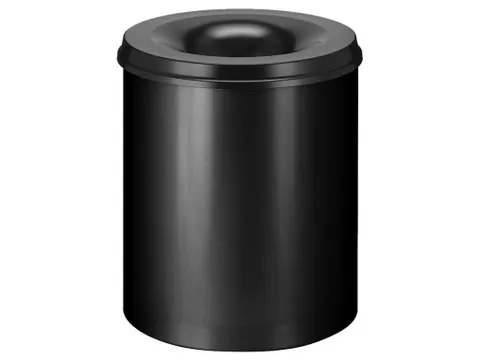Afvalbak Vlamdovend 80 Liter Zwart