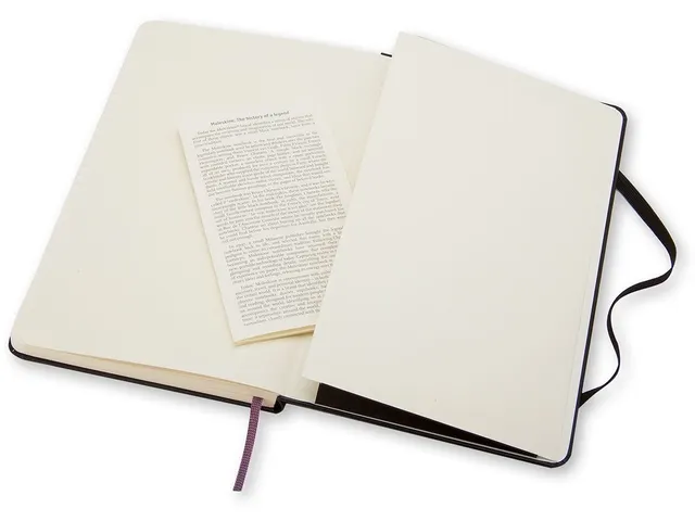 Notitieboek Moleskine pocket 90x140mm lijn hard cover zwart