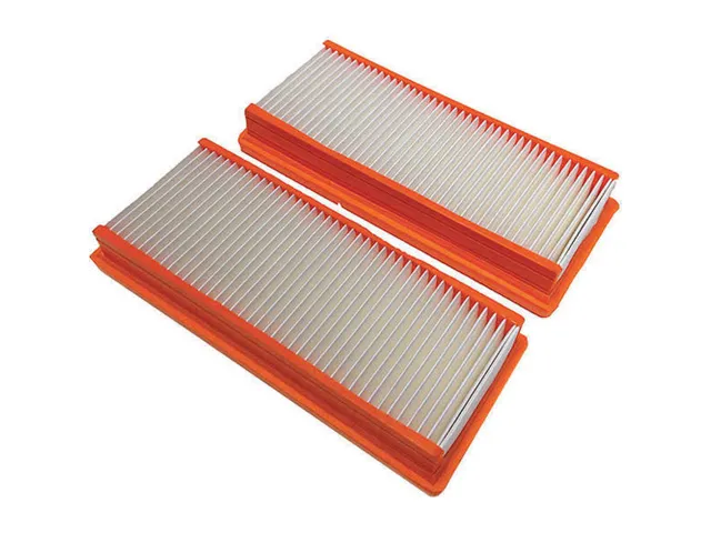 Plat filterelement Hepa H-klasse set 2 stuks 107400449