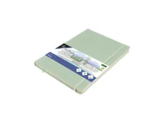 Schetsboek Kangaro A4 mint PU HC 80 blad 140gr roomwit met elastiek en