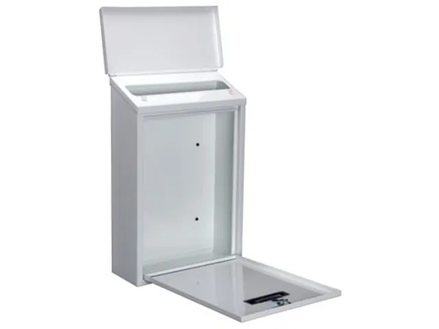 Rio Brievenbus Wit Wand- en Paalmontage Incl. 2 Sleutels