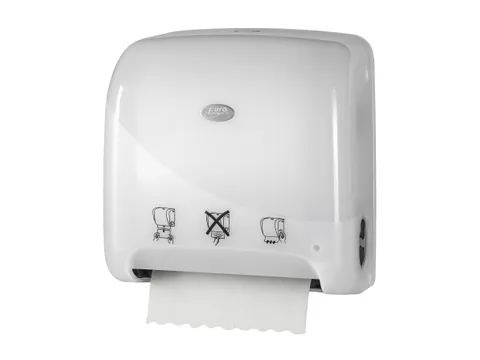 Pearl white handdoekautomaat Autocut 431109 Mini Matic XL