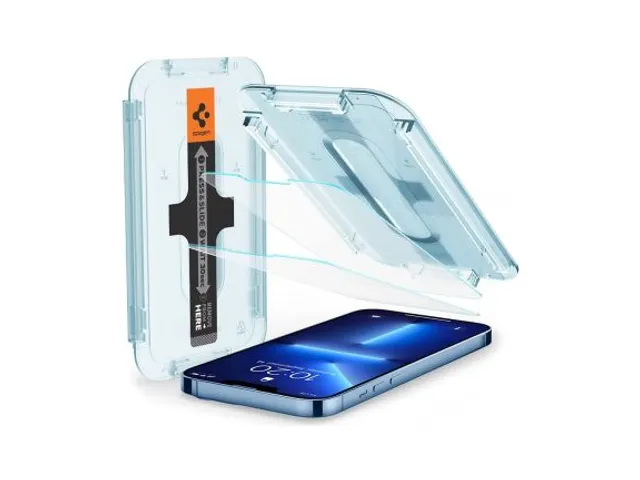 Spigen EZ Fit Glas.tR Apple iPhone 13 Pro Max Screen Protector 2-Pack