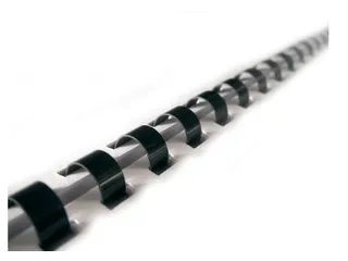 Plastic Bindrug Zwart 8mm Doos 100 stuks - 2
