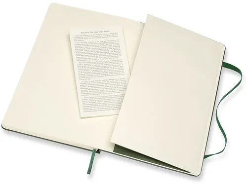 Notitieboek Moleskine large 130x210mm lijn hard cover myrtle green