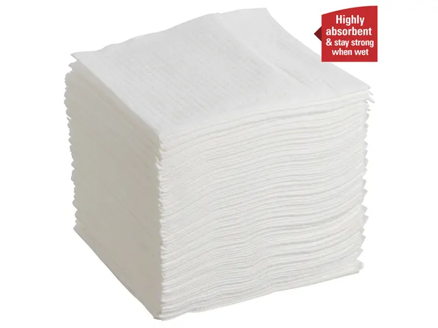 Poetsdoek WypAll X70 PowerClean 42,1x37,5cm 12x76vel wit 8387