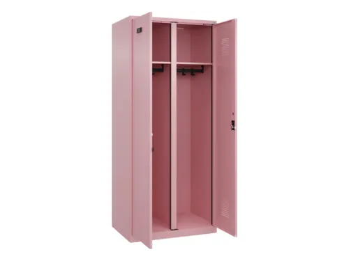 locker voor scheiding van kleding,HxBxD 1850x800x500mm,2vak