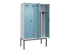 PBM-locker,HxBxD 2120x1200x500mm,4vak,vak B 300mm,draaigrendel