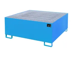 opvangbak,v. 1xIBC,opvangvol. 1000l,HxBxD 630x1460x1460mm,m. rooster