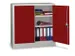 grootvolumekast met openslaande deuren,RAL7035,front RAL3000