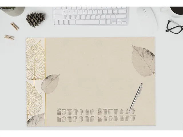 Designonderlegger Sigel Natural Leaves 26/27 59,5x41cm 30 vel 80 grams
