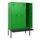 locker met bank,HxBxD 1950x1200x815mm,4vak,vak B 300mm,draaigrendel