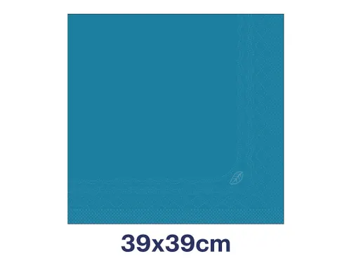 Tork 477906 Dinnerservet Advanced Blauwgroen 39x39cm