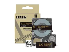 C53S672095 Epson 18mm zwart goud LK-5BKP lettertape metallic 9m