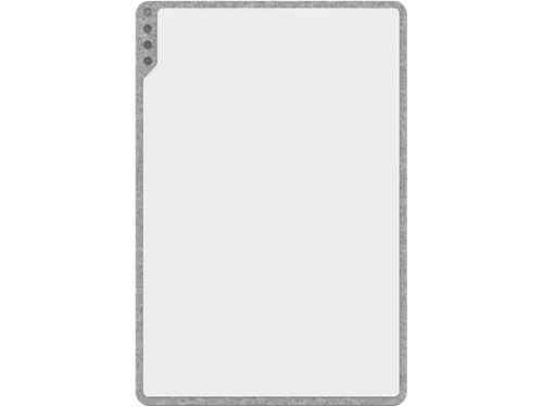 PLAYROOM Playboard draagbaar whiteboard S 75x50cm Grijs