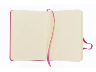 Schetsboek Kangaro A6 hot pink PU HC 80 vel 140gr roomwit met elastiek - 3