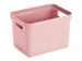 Sigma Home opbergbox 18L roze - 35x24,6x24,3cm