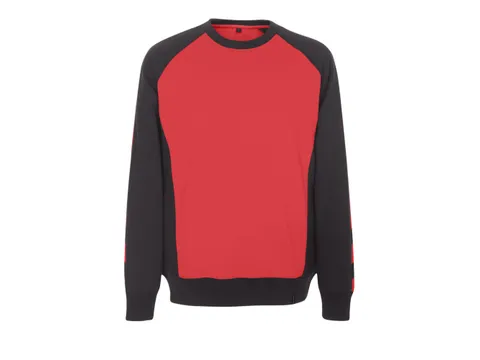 Mascot 50570 Witten sweater rood/zwart, maat L, per stuk