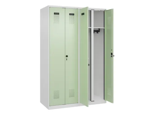 locker voor scheiding van kleding,HxBxD 1850x1200x500mm,4vak