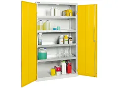 Milieukast Plaatstaal Grijs Geel Aquatoxische Stoffen 1800x1000x500mm