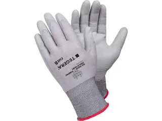 Tegera 909 snijbestendige handschoenen, PU gecoat, grijs, maat 9, per - 1