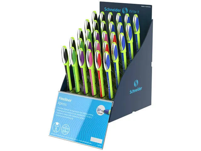 Fineliner Schneider Xpress 0,8mm SIS-display a 30 stuks NL-FR